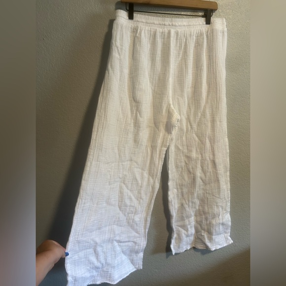 Abercrombie & fitch gauze wide leg pants - Picture 5 of 5